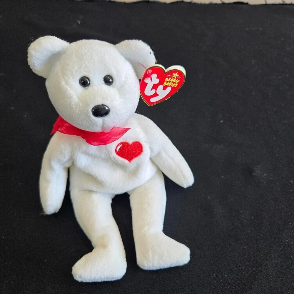 Ty Beanie Babies Casanova Bear With Red Heart Valentines‎ Day Romance Gift Love